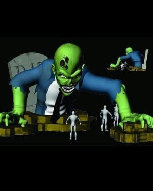 INFLZMB102 Giant Zombie Tombstone