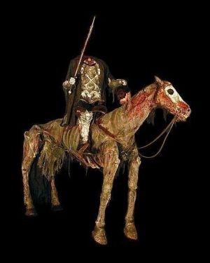 HODSADDLE- Vintage Saddle for Haunted Horse