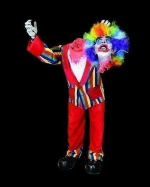 CLWN103- Headless Lunging Clown with Horn