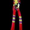 CLWN104- 11′ Stilted Clown with Balloons