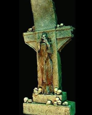 VMP707- Ancient Ruin Statue Column Air Cannon Blaster