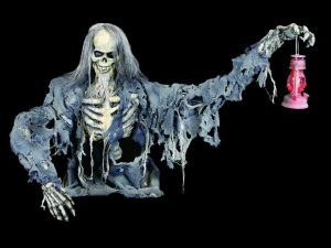 ZMB768- GraveCrawler with Lantern Articulating Zombiette