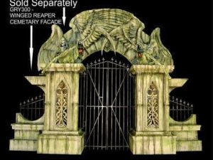 GRY301- Iron Gate Package for Cemetery Gate