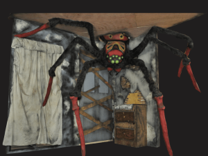 SPY109- Giant Ceiling Spider (static)