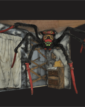 SPY108- Giant Ceiling Spider (Animated)