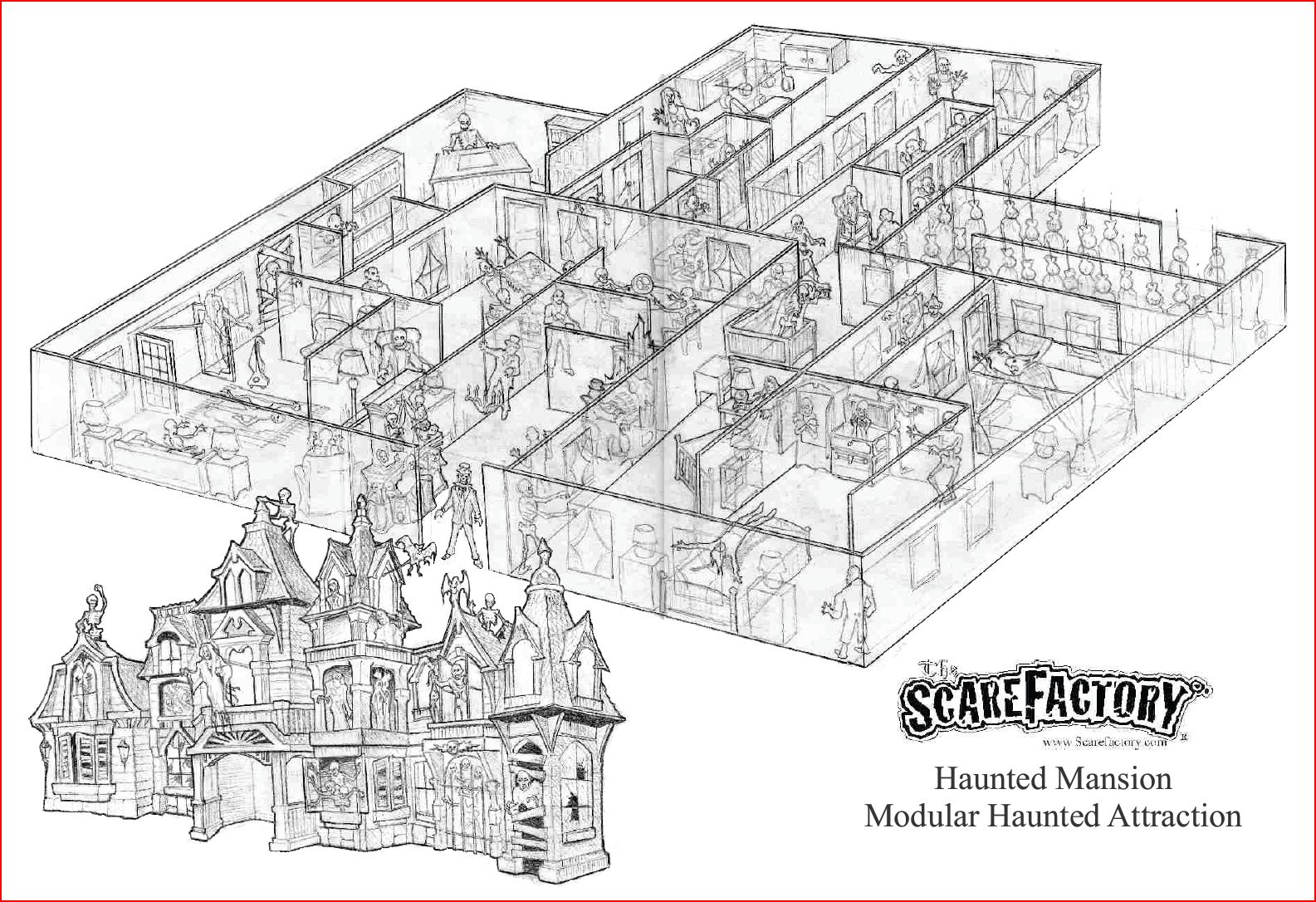 Attraction Design Services Haunted Mansion  The ScareFactory