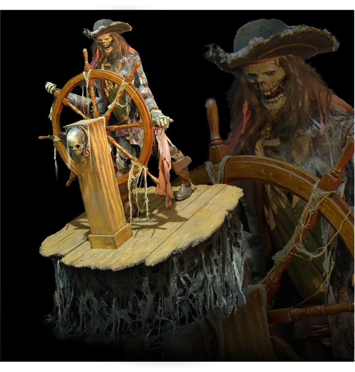 PIRWHL- Pirate Captain at Wheel ⋆ Scare Factory