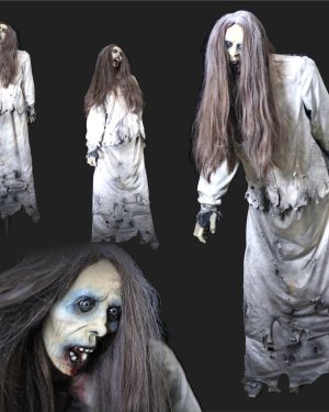 CHR523 - FEMALE ZOMBIE - THRASHING UP WALL