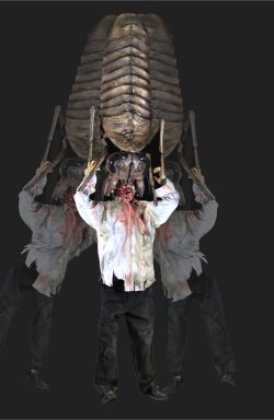 RCH104 - GIANT CEILING ROACH WITH VICTIM
