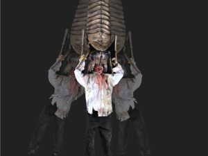 RCH104 - GIANT CEILING ROACH WITH VICTIM