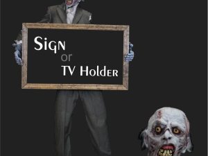 SERV102 - MR GHOULY SIGN/TV HOLDER
