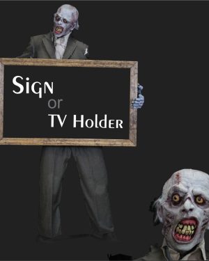 SERV102 - MR GHOULY SIGN/TV HOLDER