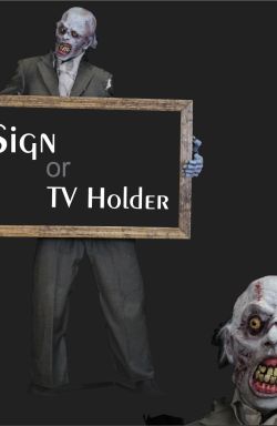 SERV102 – MR GHOULY SIGN/TV HOLDER