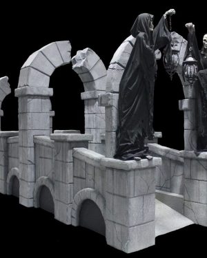 ARCH106- Arched Footbridge Scenic Package