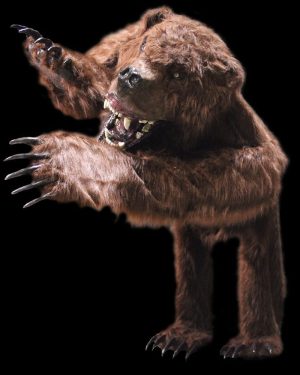 BEAR105- Bear Thru Wall Attack Runner