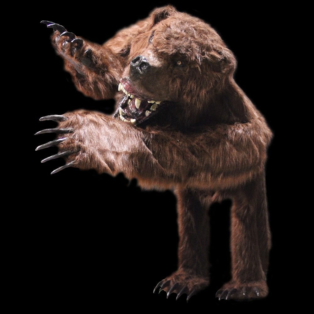 BEAR105- Bear Thru Wall Attack Runner