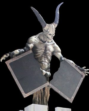 GD68A- Ancient Evil Sign Holder - Animated