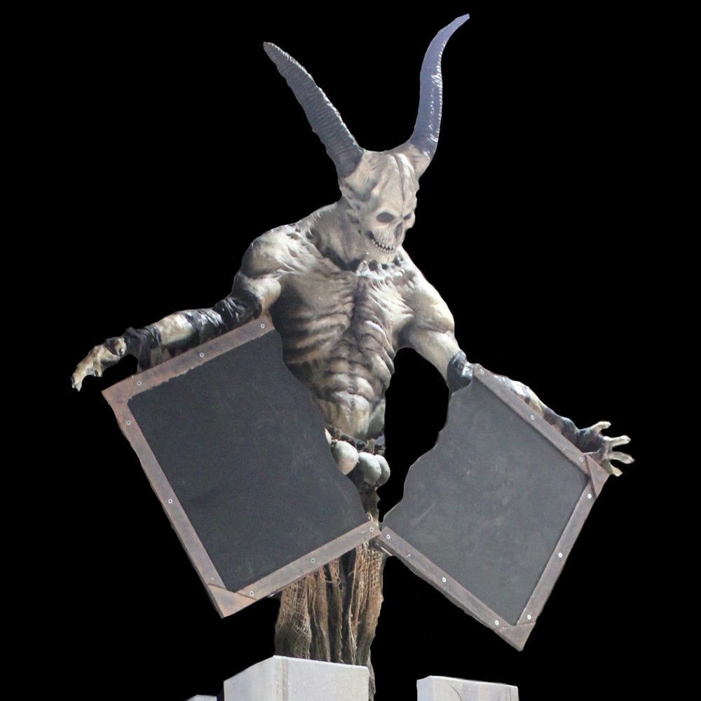 GD68A- Ancient Evil Sign Holder – Animated