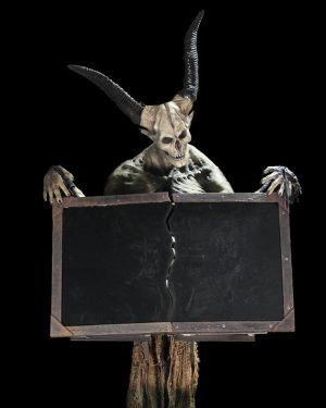 GD68S- Ancient Evil Sign Holder - Static