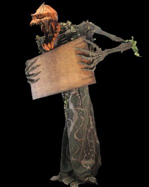 GD71A- Pumpkin Queen Sign Holder - Animated
