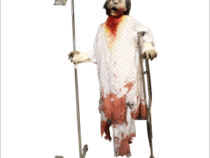 HOSP106- Zombie on Crutch with IV