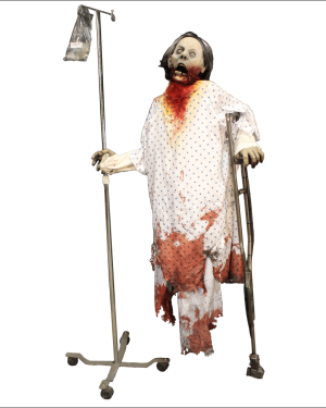 HOSP106- Zombie on Crutch with IV