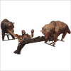 WOLF115- Dogs Ripping Apart Zombie
