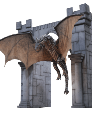 GD190- Flying ThroneDragon