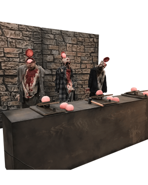 Zombie Brain Smash Carnival Game