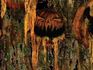 24" giant Pumpkin with Motorized Mouth