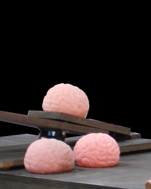 Bio Hazard Pale with (5) silicone brains