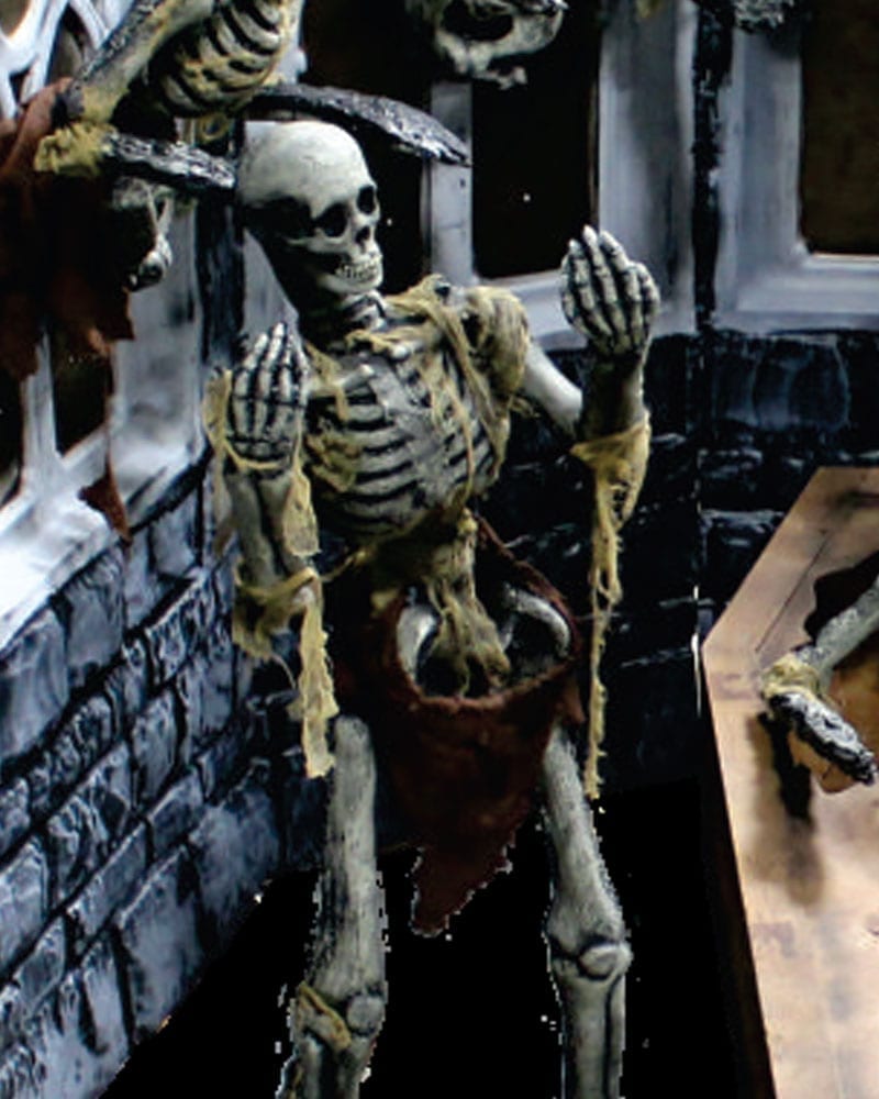 Motorized Crypt Skeleton free standing ⋆ Scare Factory