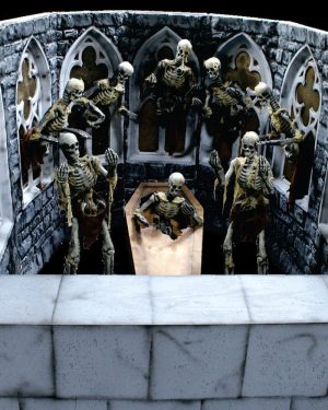 Themed Crypt Walls with broken away openings for characters