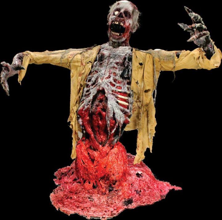 Thrashing Super Upper Torso Zombie ⋆ Scare Factory