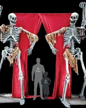 13’ Tall Skeleton Entry Guards