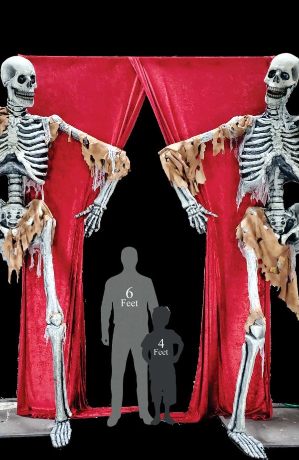 13’ Tall Skeleton Entry Guards