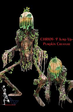 9′ Jump Up- Pumpkin Creature