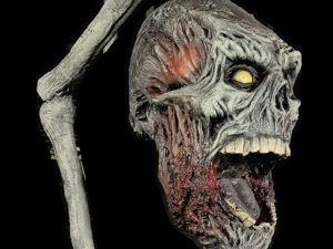 Giant Zombie Head for Lantern Holder - Animated