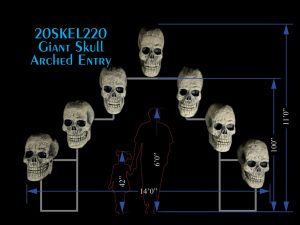Giant Skull Arched Entry - STATIC