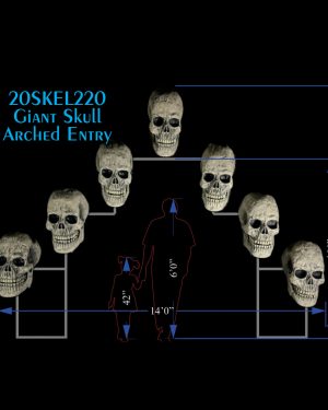 Giant Skull Arched Entry - STATIC