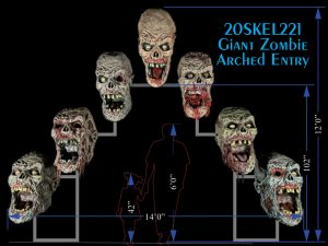 Giant Zombie Arched Entry - Animated