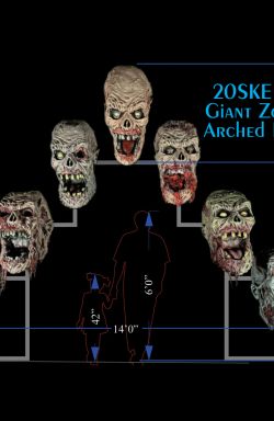 Giant Zombie Arched Entry – Animated