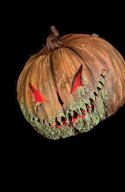 Pumpkin Head for Arm Lantern Holder- Animated