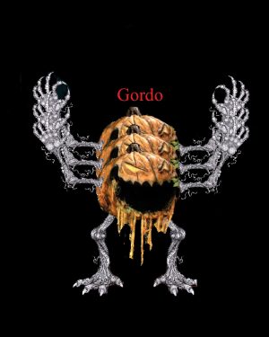 Animated Pumpkin Gremlin Leaper