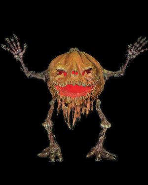 Animated Pumpkin Gremlin Track Runner/Leaper