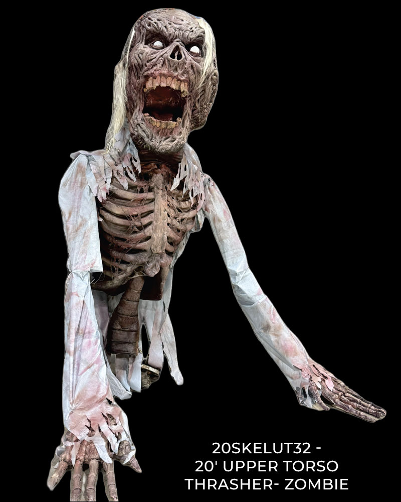 20' Upper Torso Thrasher Zombie